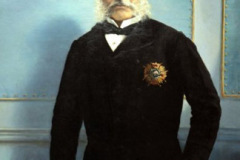 José Julián Acosta y Calbo (1891) Francisco Oller y Cestero (1833-1917) Óleo 57" x 37 3/4"