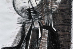 Sin título (1981) John Balossi Dibujo sobre papel 18" x 24"