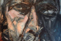 Luis Muñoz Marín Domingo García (1990-1992) óleo sobre masonite 108" x 60" Donación, Domingo García