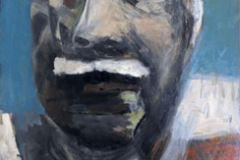 Juan Antonio Corretjer Domingo García (1990-1992) óleo sobre masonite 108" x 60" Donación, Domingo García