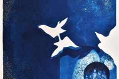 María Emilia Somoza (2004) Almas gemelas Aguafuerte 28 1/4" x 24 3/4" Donación, Sucesión María Emilia Somoza