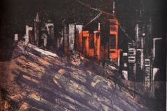 María Emilia Somoza (2003) Los corredores Aguafuerte, edición 9/25 19 7/8" x 15 3/4" Donación, Sucesión María Emilia Somoza