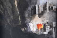 María Emilia Somoza (2004) Blanco fatal Aguafuerte, edición 7/25 22 3/4" x 16 1/2"  Donación, Sucesión María Emilia Somoza