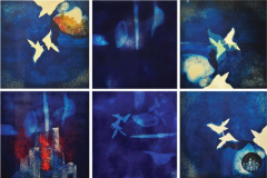 María Emilia Somoza (2004) Tributo a la Vida Aguafuerte 46 ¾” x 70 ½”  Donación, Sucesión María Emilia Somoza