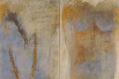 Autorretrato #3 (1998) Mercedes Quiñones Pastel de tiza, lápiz sobre lienzo 50" x 53"