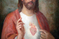 El Sagrado corazón (1941) Miguel Pou (1880-1968) Óleo 30" x 20"