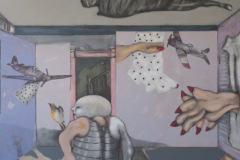 El Cuarto de los Fantasmas (2015) Andrés Rodríguez Medio Mixto sobre Lienzo 60” x 78”