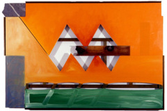 Comiendo caliente (1990) Lope Max Díaz Medio mixto 49" x 72"