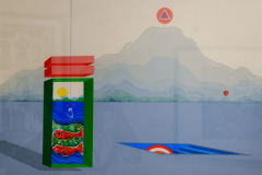 Reencuentro Fantástico (1984) Rafael Rivera Rosa Serigafía 22 5/8” x 30 1/8”