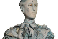 Torso (2013) Susana Espinosa Barro, esmaltes y óxidos 16 ½” x 16” x 10 ¼”