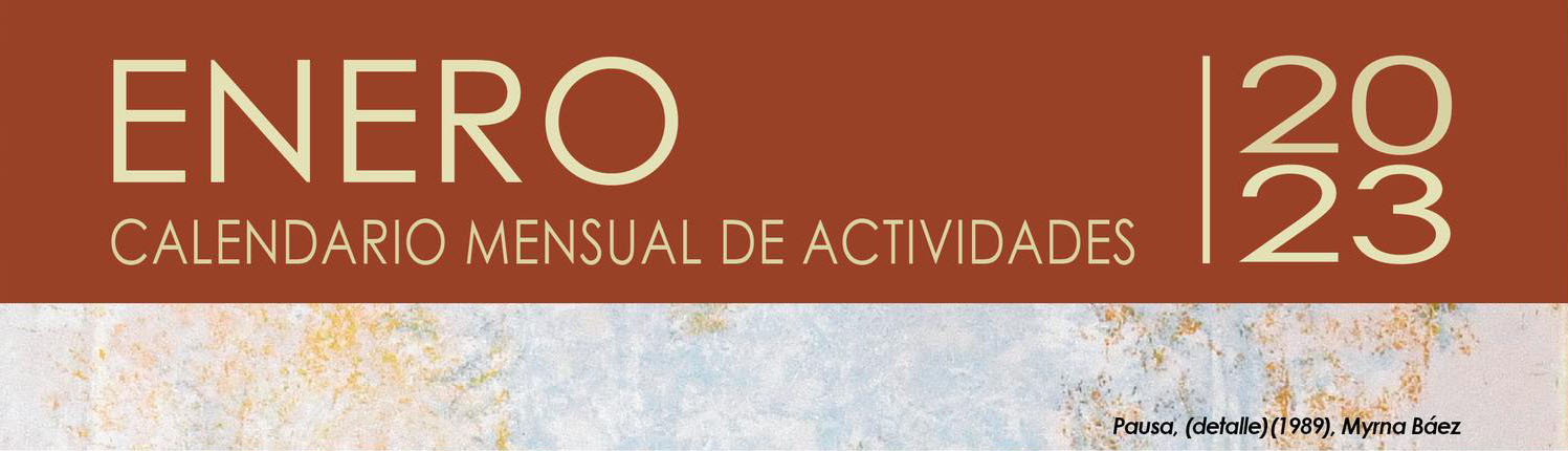 Calendario Mensual de Actividades Enero 2023 Museo MAB