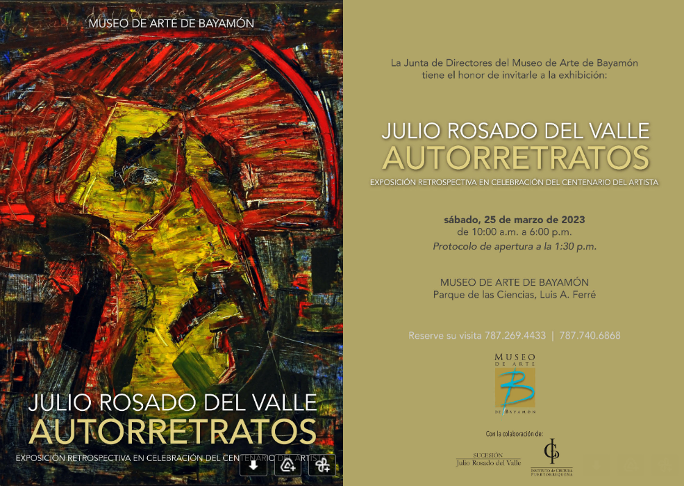 Autorretratos: Exposición Restrospectiva en Celebración del Centenario del Artista Julio Rosado del Valle