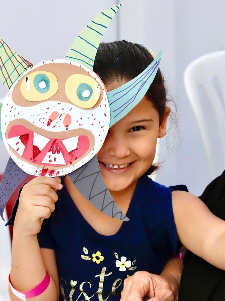 Fotos del Taller: Máscaras de Vejigantes en Papel