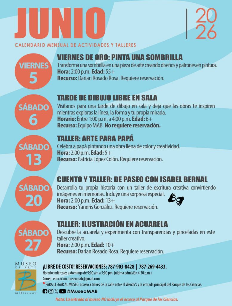 Calendario de Actividades para el Mes de Junio 2026